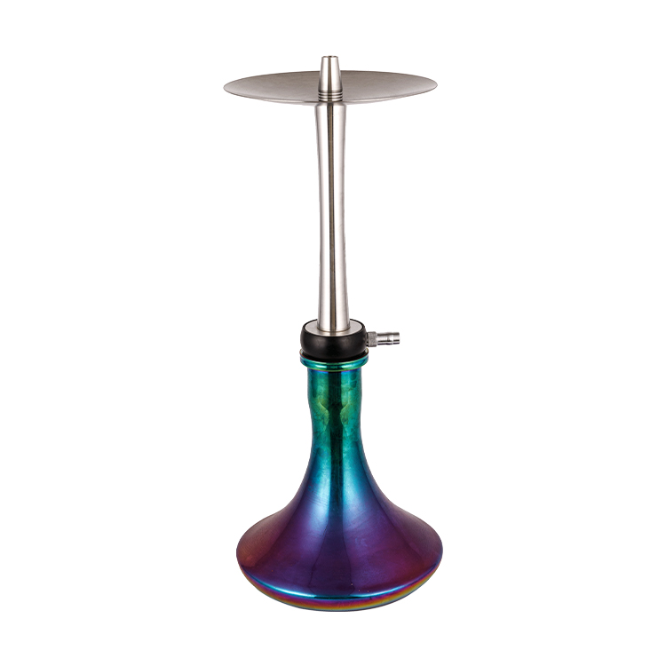 Farbige, undurchsichtige Utensilien, Pom+Edelstahl, Einloch-Shisha, 56 cm